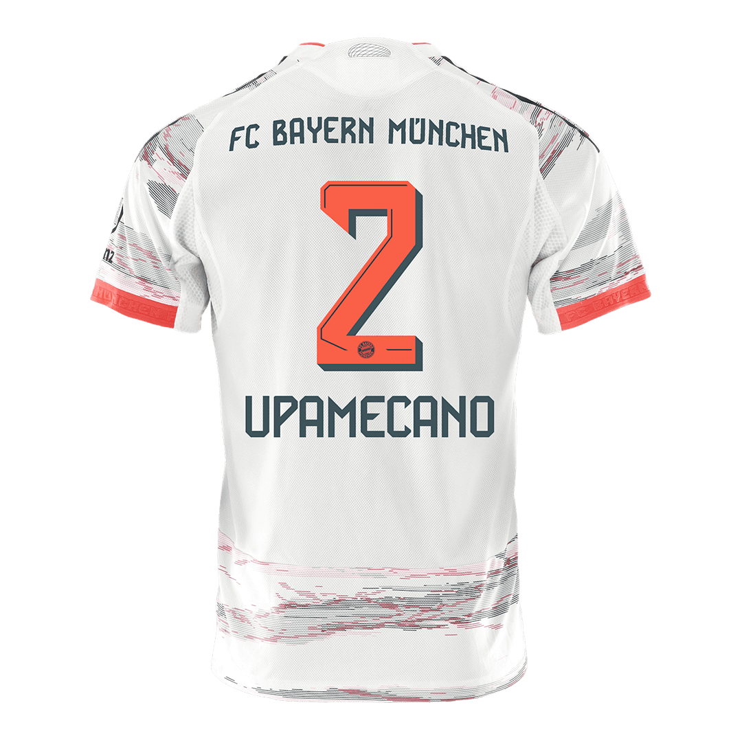 MAILLOT UPAMECANO #2 Extérieur Homme Bayern Munich Saison 2025/26 Version Joueur - Coupe Slim