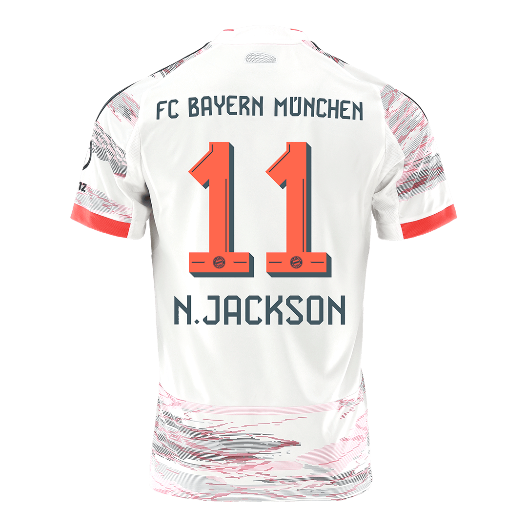 Maillot de football N.JACKSON #11 extérieur homme Bayern Munich 2025/26