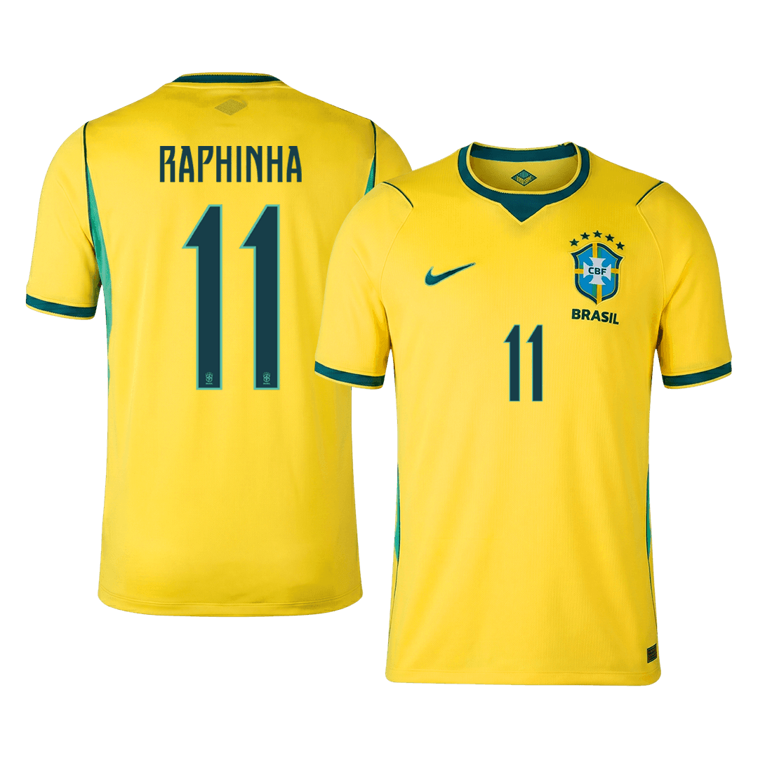 RAPHINHA #11 Men's Brazil World Cup 2026 Home Soccer Jersey