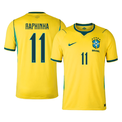 RAPHINHA #11 Men's Brazil World Cup 2026 Home Soccer Jersey
