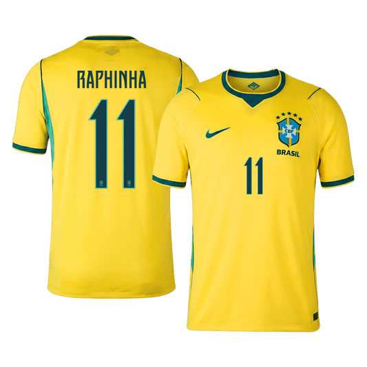 RAPHINHA #11 Men's Brazil World Cup 2026 Home Soccer Jersey