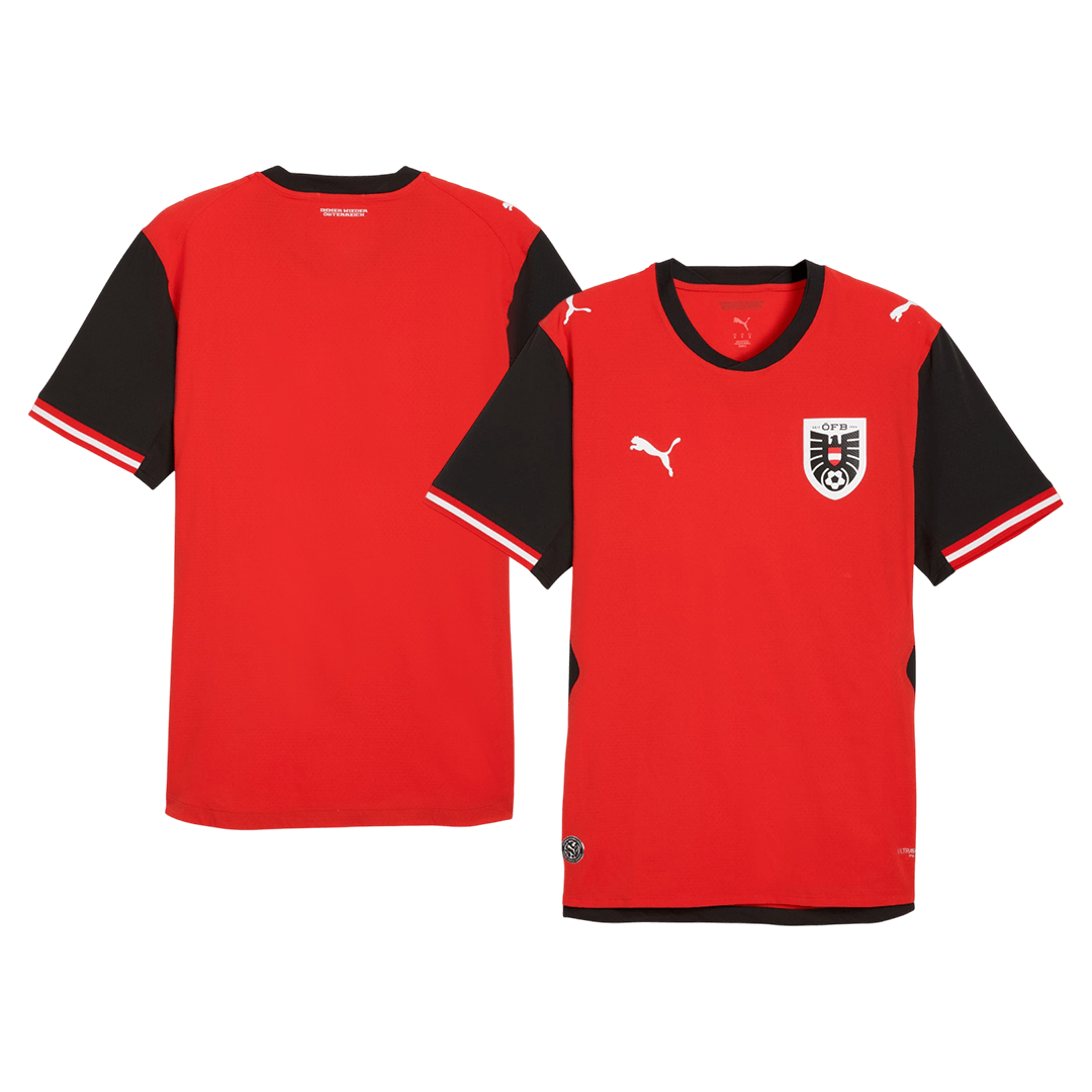 Maillot de foot domicile Homme Autriche Coupe du Monde 2026 version joueur - Coupe ajustée