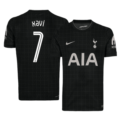 Maillot de football XAVI #7 pour homme, extérieur Tottenham Hotspur, LDC 2025/26