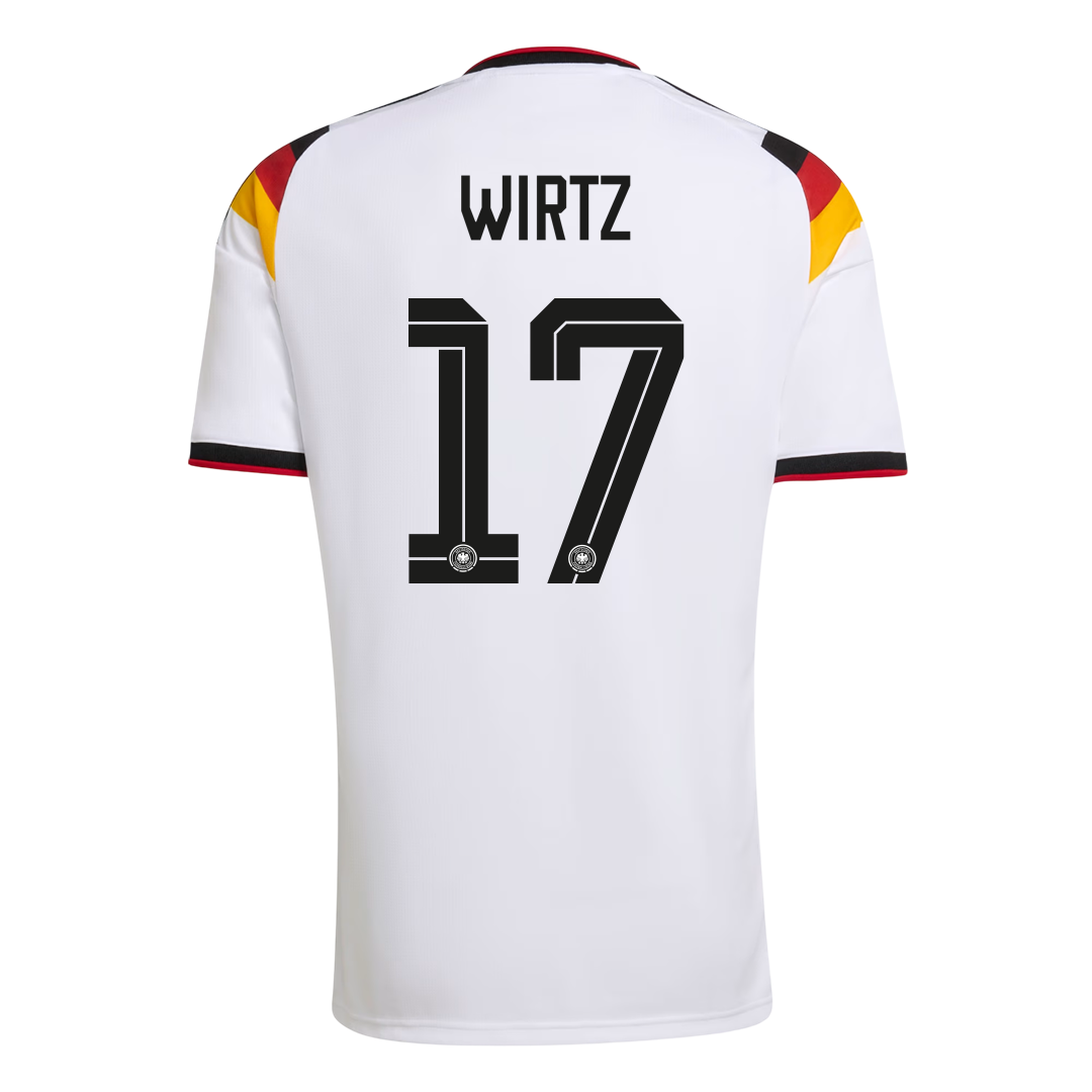 Maillot de Foot Domicile Homme Allemagne Coupe du Monde 2026 WIRTZ #17