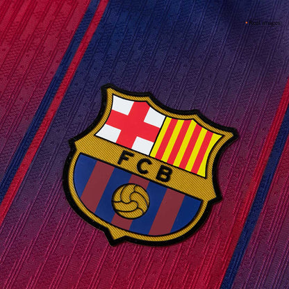 Maillot de Foot Domicile LAMINE YAMAL #10 Homme Barcelone UCL 2025/26 Version Joueur - Coupe Slim