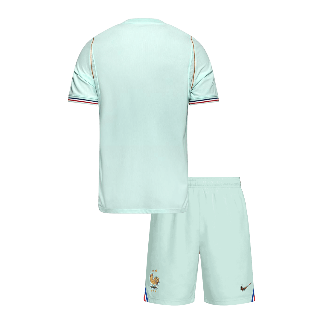Ensemble maillot de football extérieur Coupe du Monde 2026 France pour enfant