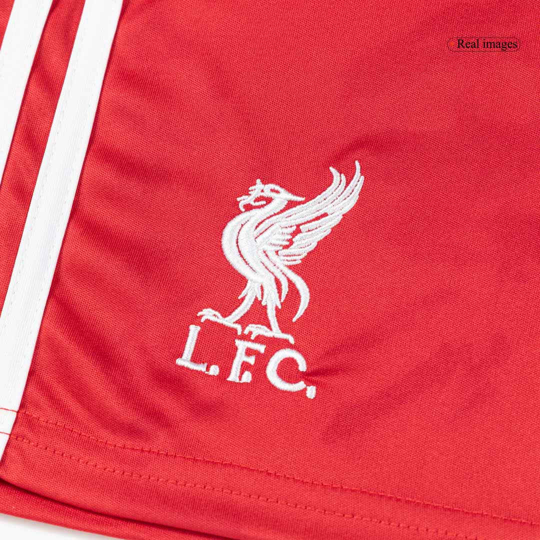 Ensemble complet maillot de foot domicile enfant Liverpool 2025/26