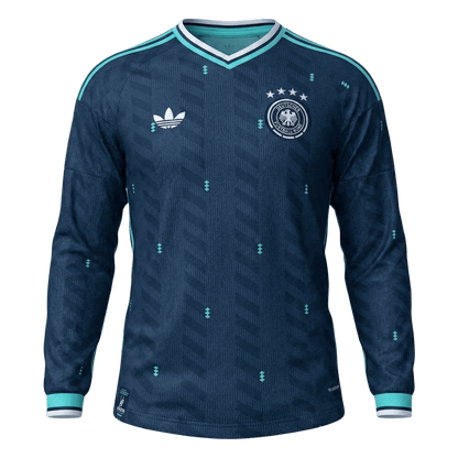 Maillot de football manches longues extérieur Allemagne Coupe du Monde 2026 Homme