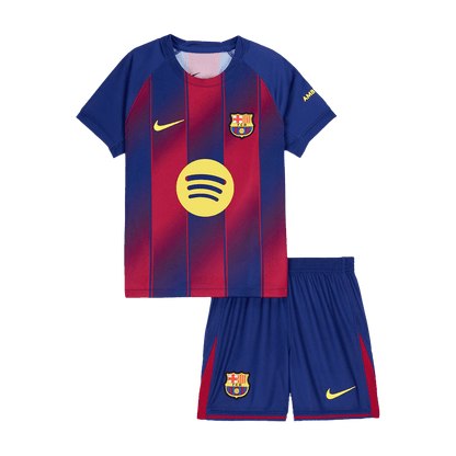 Kit de football Domicile Barcelone 2025/26 pour enfant [PREMIUM]