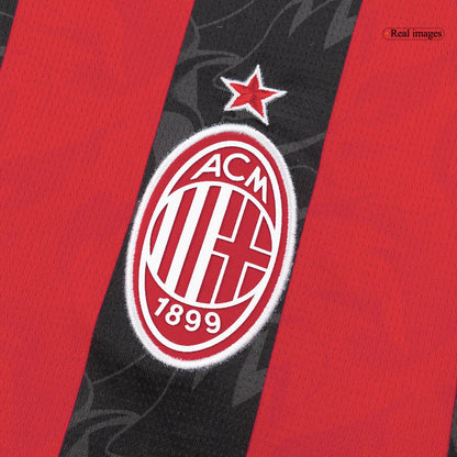 Maillot de foot domicile AC Milan 2025/26 pour homme Kit complet [PREMIUM]