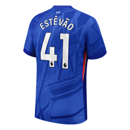 Maillot de foot domicile ESTÊVÃO #41 Chelsea 2025/26 version joueur homme - Coupe ajustée