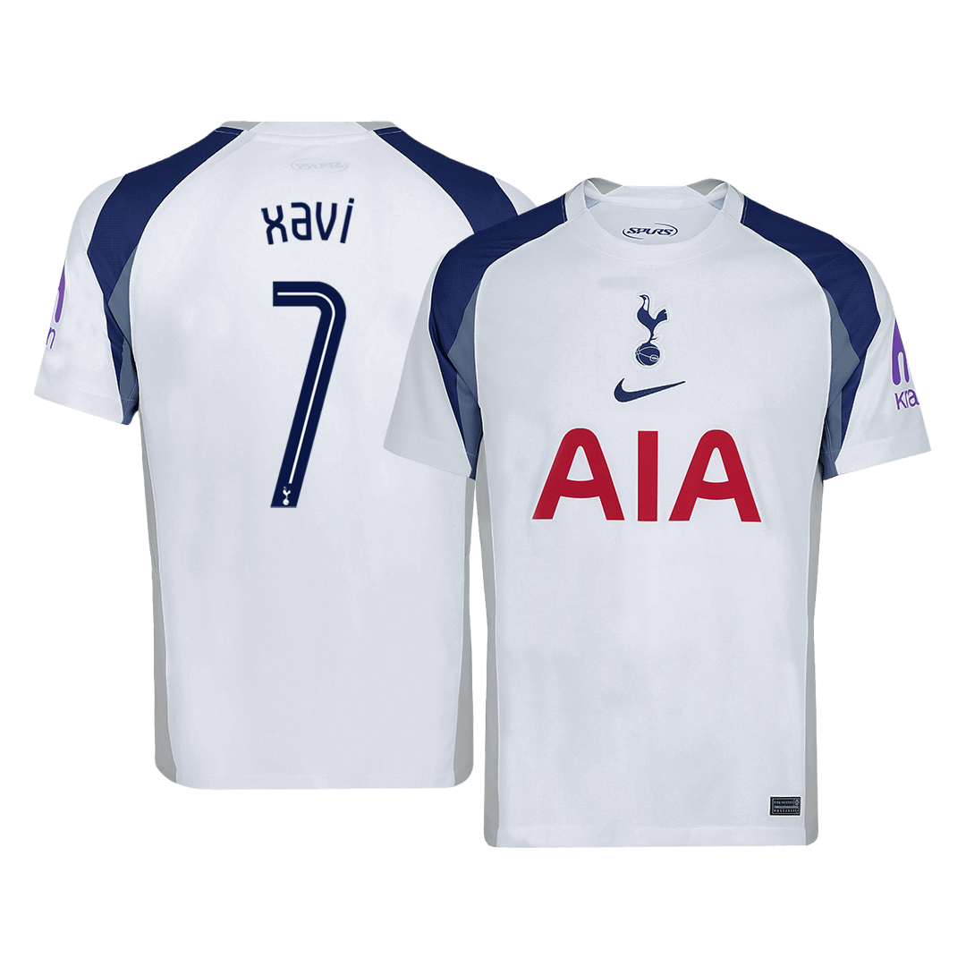 Maillot de foot domicile homme XAVI #7 Tottenham Hotspur LDC 2025/26