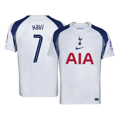 Maillot de foot domicile homme XAVI #7 Tottenham Hotspur LDC 2025/26