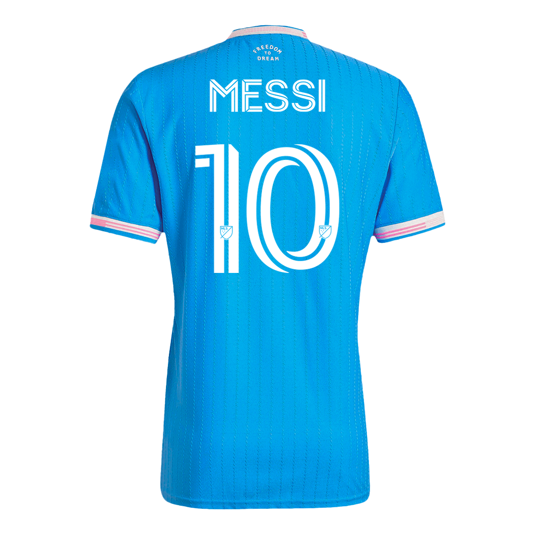 Maillot de foot MESSI #10 Inter Miami CF 2025 version joueur troisième extérieur pour homme - Coupe ajustée