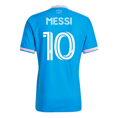 Maillot de foot MESSI #10 Inter Miami CF 2025 version joueur troisième extérieur pour homme - Coupe ajustée