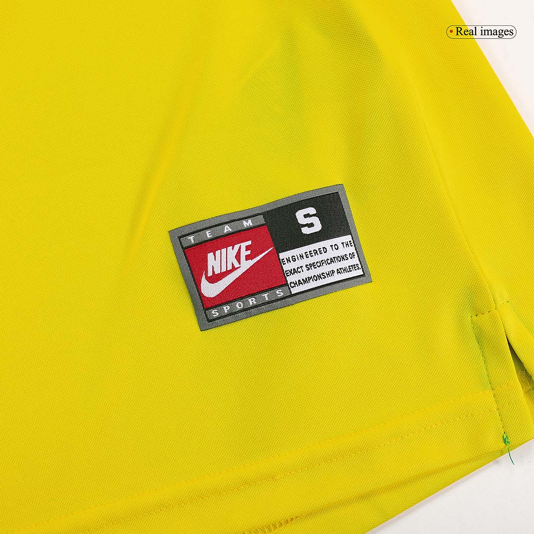 Maillot de Foot Rétro CAFU #2 Brésil Coupe du Monde 1998 Domicile Homme