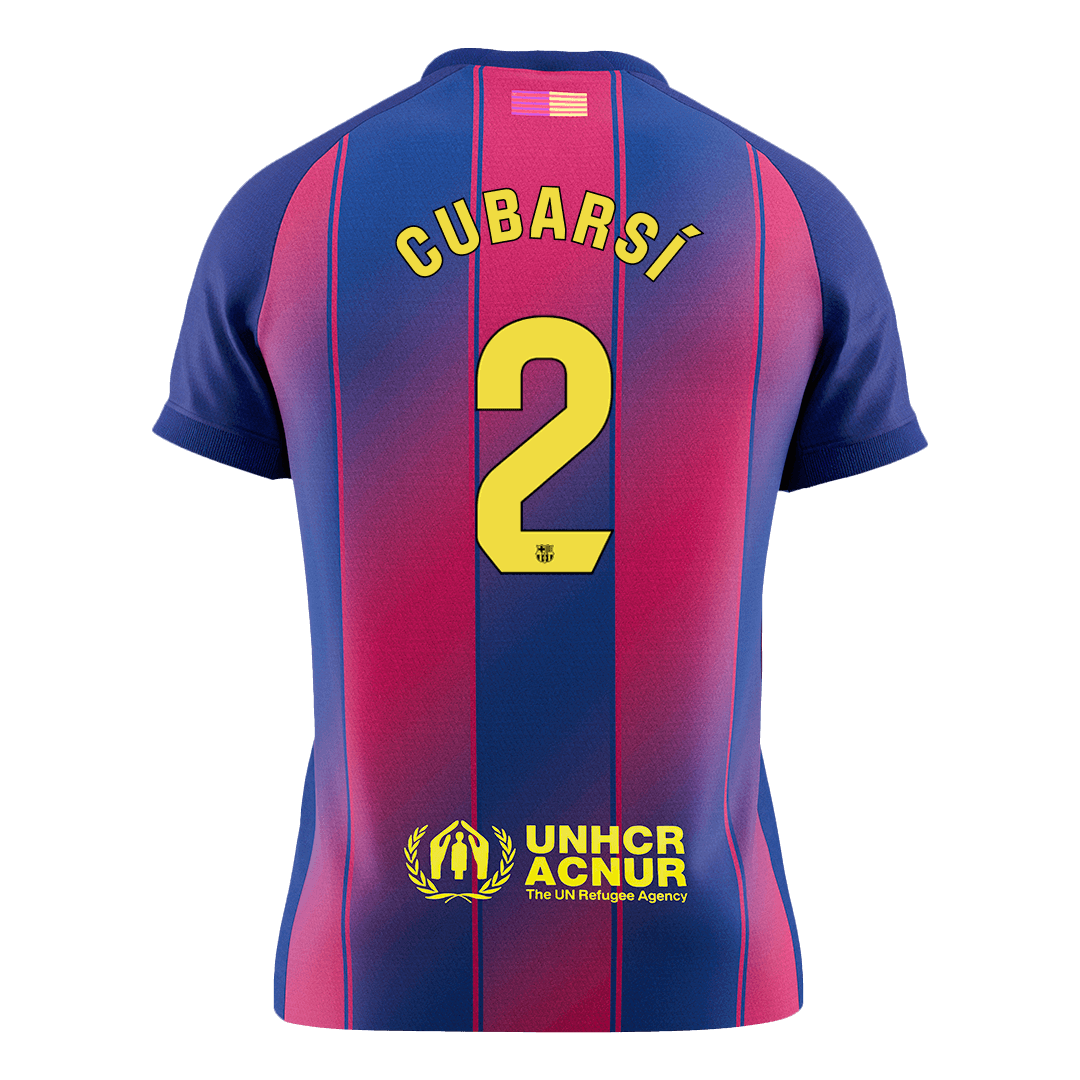 CUBARSÍ #2 Maillot de Foot Domicile Homme Barcelone 2025/26 [PREMIUM]