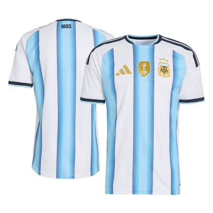 Maillot de football domicile version joueur Coupe du Monde 2026 Argentine pour homme - Coupe ajustée