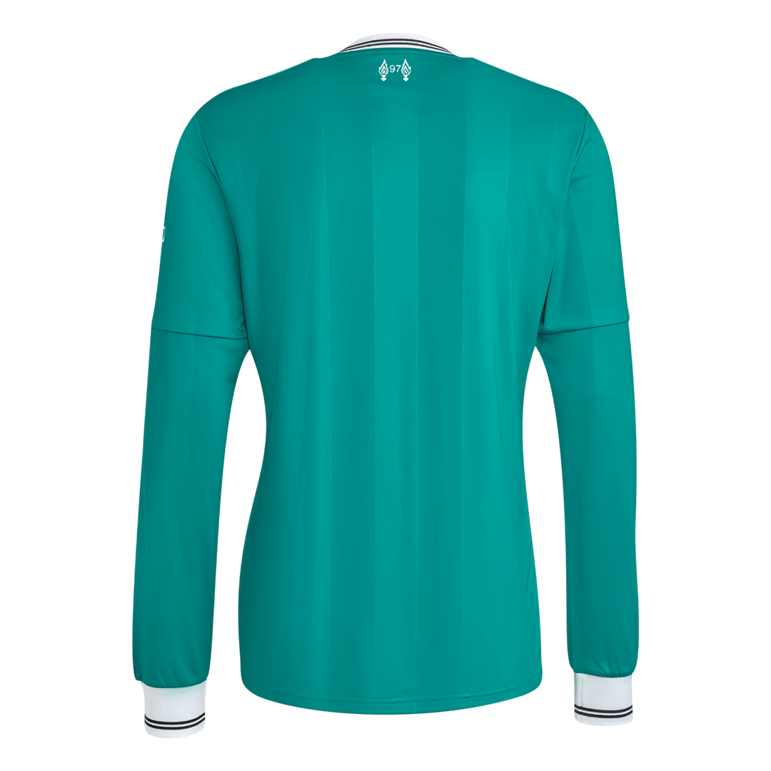 Maillot de football manches longues troisième extérieur Liverpool 2025/26 pour homme