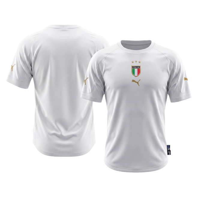 Maillot de Foot Rétro Homme Italie Extérieur 2004