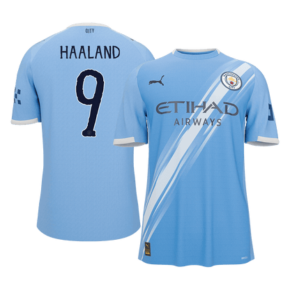 Maillot de Foot Domicile Homme HAALAND #9 Manchester City Coupe du Monde 2025/26 [QUALITÉ SUPÉRIEURE]