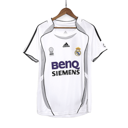 Maillot de football domicile homme du Real Madrid 2006/07 rétro BECKHAM #23