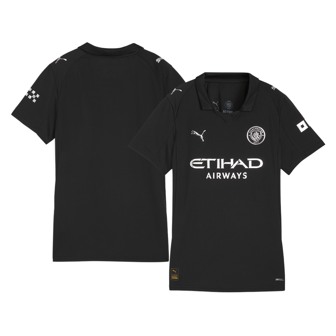 Maillot de football extérieur Manchester City 2025/26 pour femme