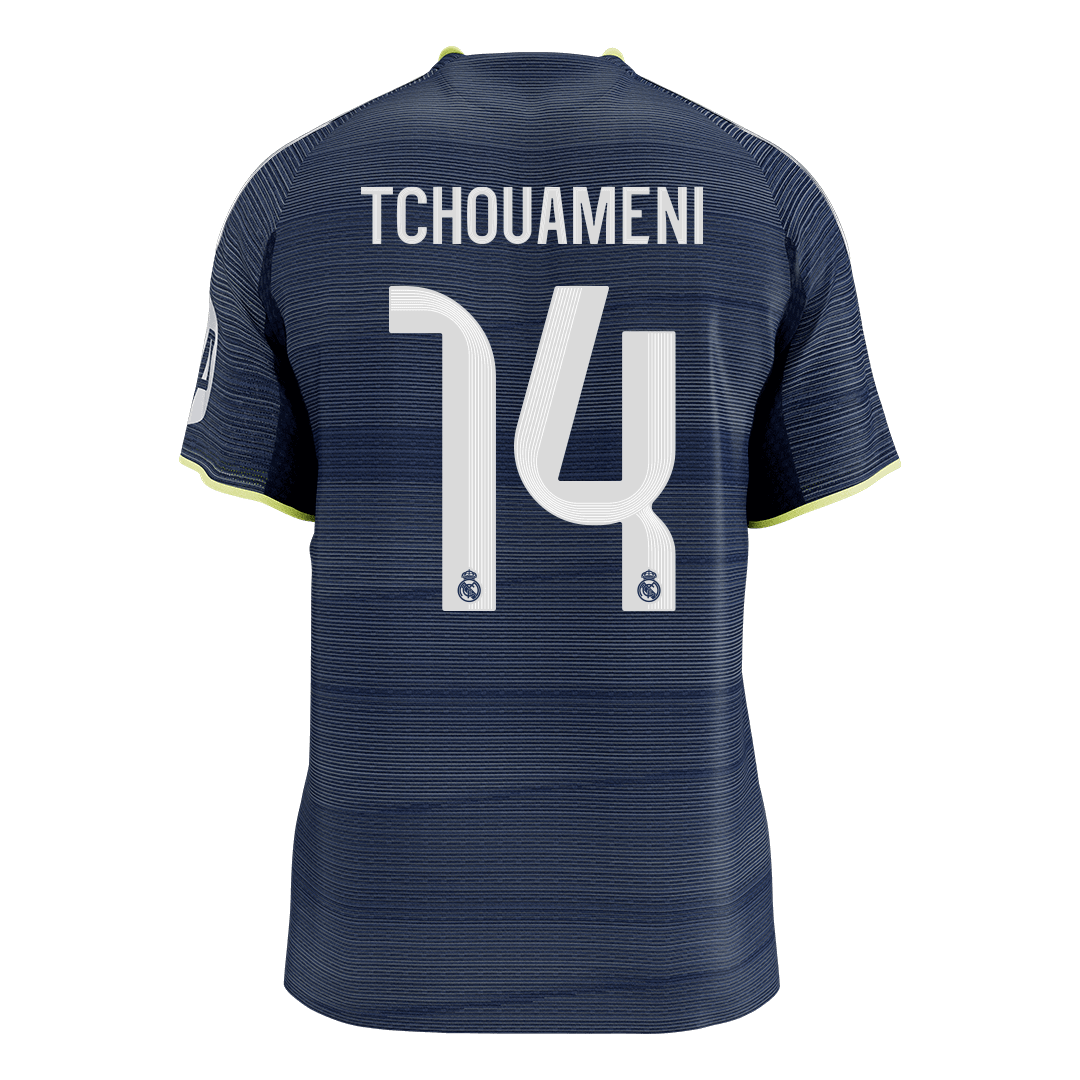 TCHOUAMENI #14 Maillot de Foot Extérieur Homme Real Madrid 2025/26 Version Joueur - Coupe Ajustée [PREMIUM]