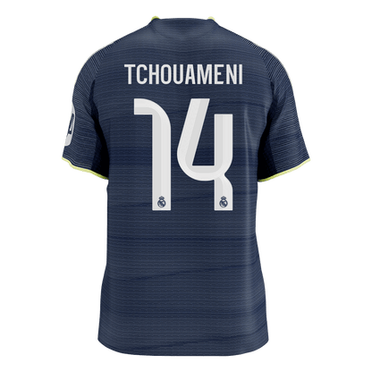TCHOUAMENI #14 Maillot de Foot Extérieur Homme Real Madrid 2025/26 Version Joueur - Coupe Ajustée [PREMIUM]