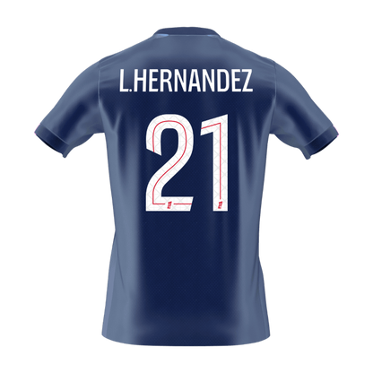 Maillot de foot domicile PSG 2025/26 Homme L.HERNANDEZ #21 [PREMIUM]
