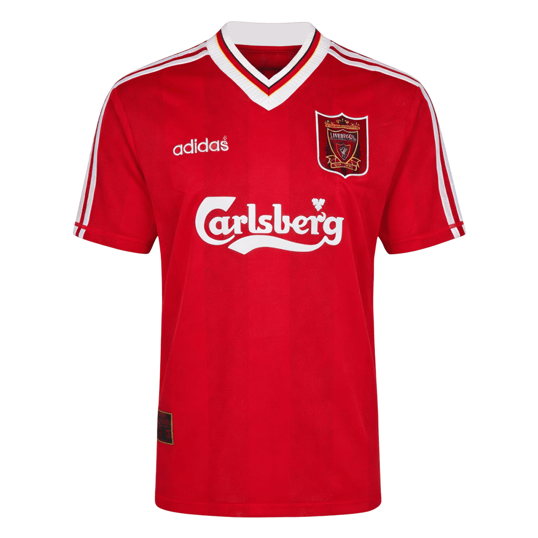 Maillot de foot domicile Liverpool rétro 1995/96 pour homme