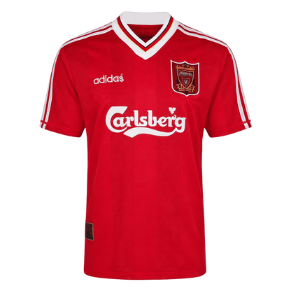 Maillot de foot domicile Liverpool rétro 1995/96 pour homme