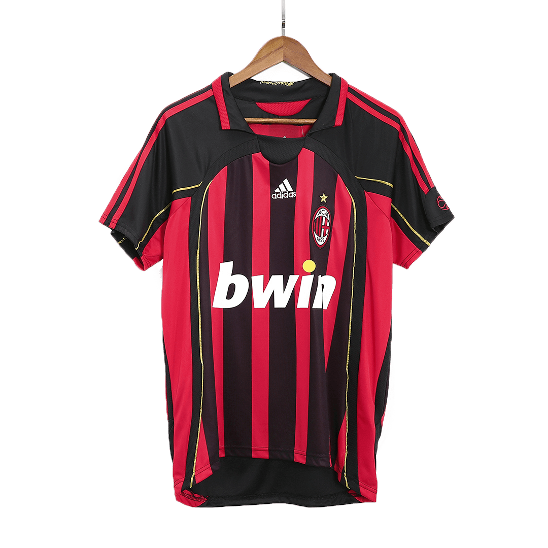 Maillot de foot domicile rétro AC Milan 2006/07 RONALDO #99 pour homme
