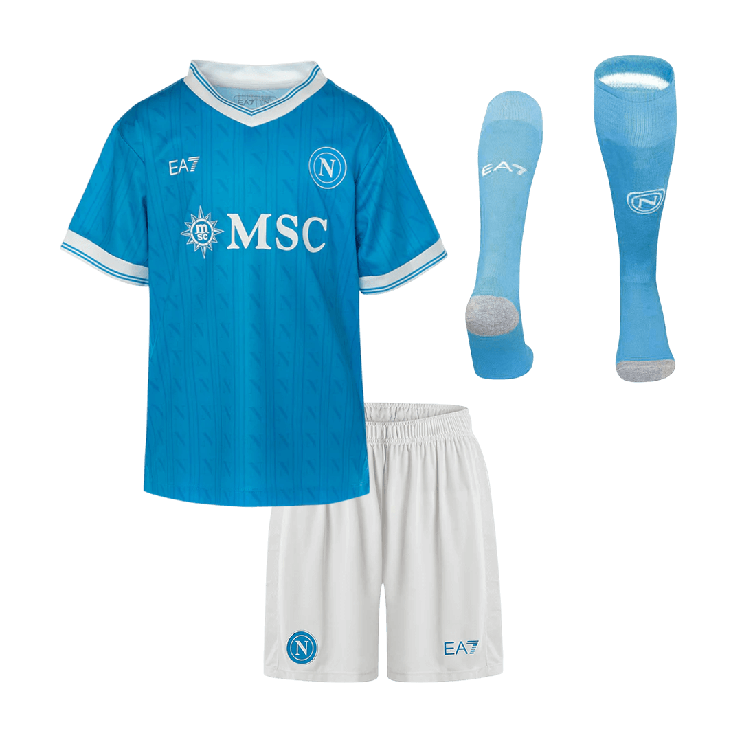 Ensemble de survêtement de football domicile enfant Napoli 2025/26