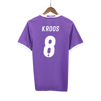 Maillot de Foot Rétro KROOS #8 Homme Real Madrid Extérieur 2016/17