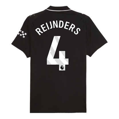 Maillot de foot extérieur REIJNDERS #4 Manchester City 2025/26 version joueur homme - Coupe ajustée