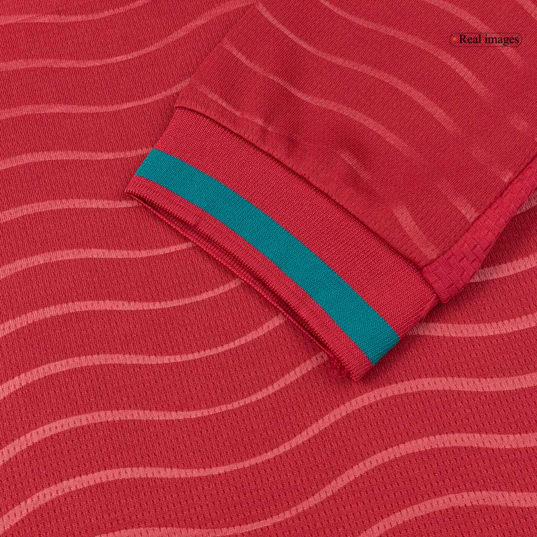 Maillot de football domicile à manches longues Portugal Coupe du Monde 2026 pour homme