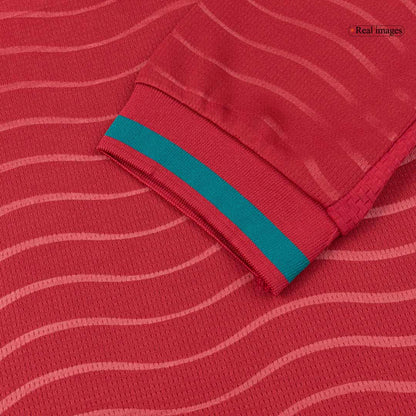 Maillot de football domicile à manches longues Portugal Coupe du Monde 2026 pour homme