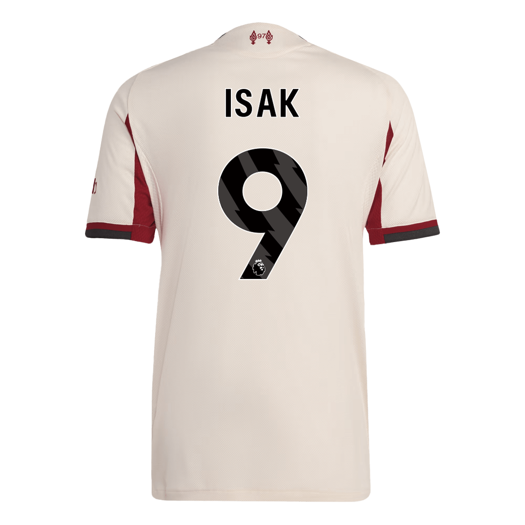 Maillot de foot extérieur ISAK ##9 Liverpool 2025/26 version joueur homme - Coupe ajustée
