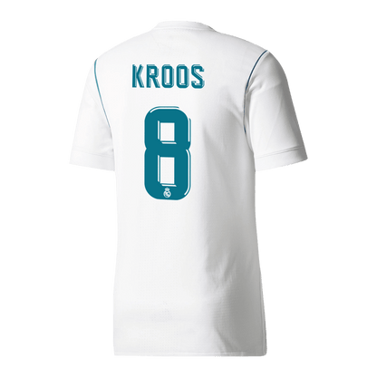Maillot de foot domicile Real Madrid 2017/18 homme KROOS #8 Rétro