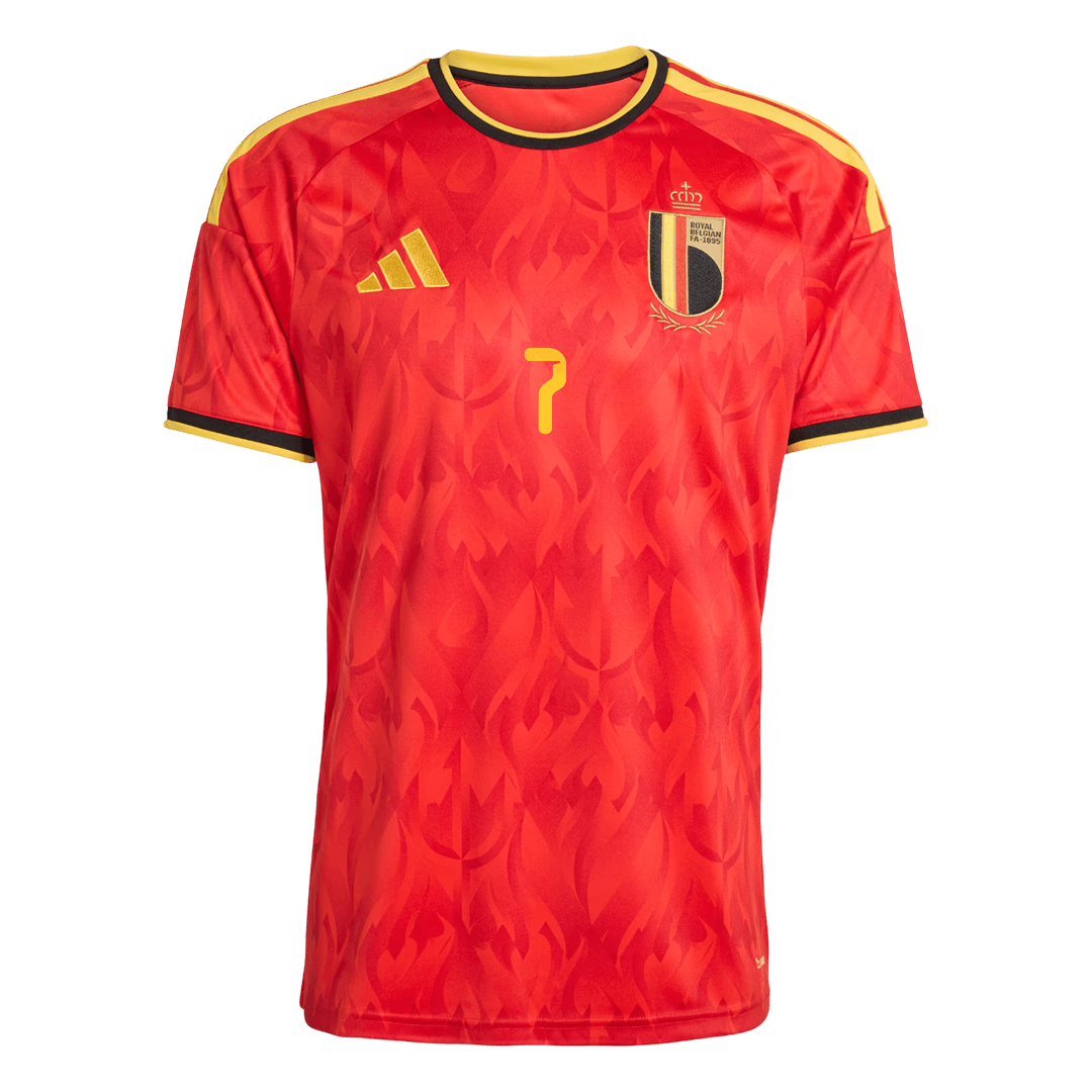 Maillot de Foot Domicile Homme Belgique Coupe du Monde 2026 DE BRUYNE #7