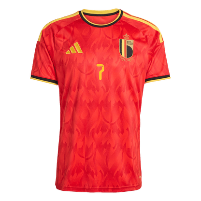 Maillot de Foot Domicile Homme Belgique Coupe du Monde 2026 DE BRUYNE #7