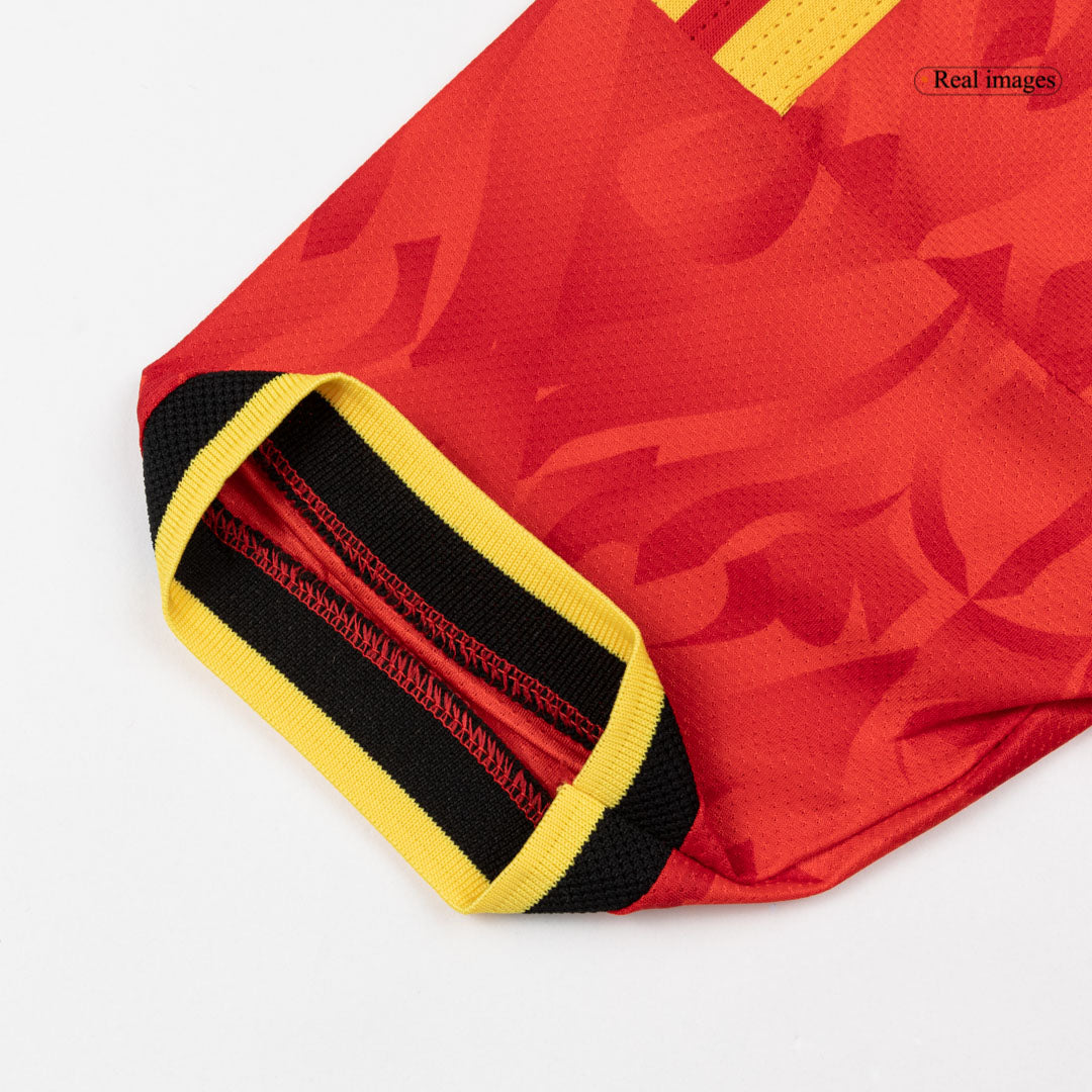 Maillot de Foot Domicile Homme Belgique DE BRUYNE #7 Coupe du Monde 2026 Version Joueur - Coupe Slim