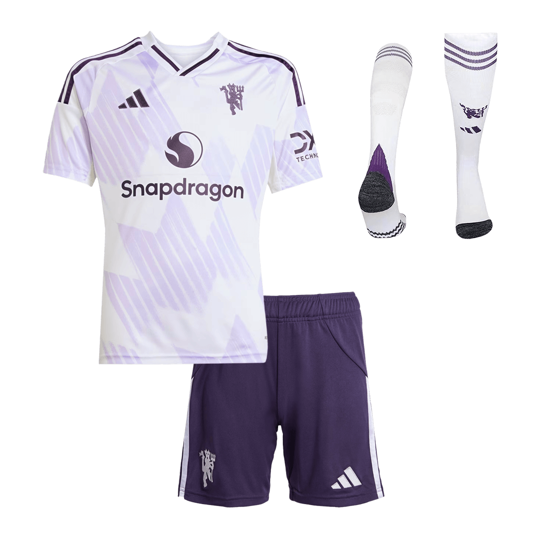 Ensemble Maillot Extérieur Enfant Manchester United 2025/26