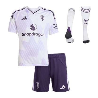 Ensemble Maillot Extérieur Enfant Manchester United 2025/26