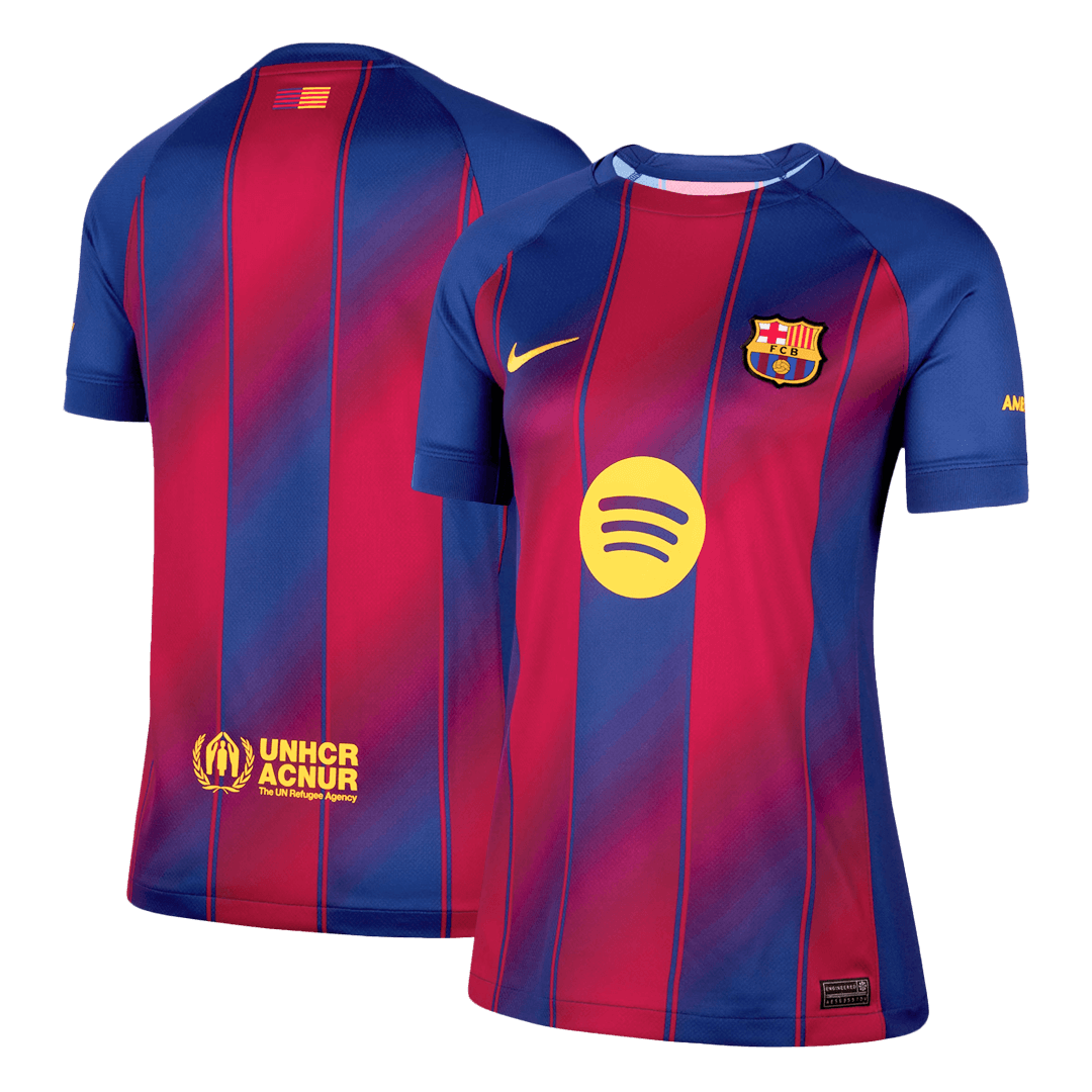 Maillot de football domicile du FC Barcelone 2025/26 pour femme
