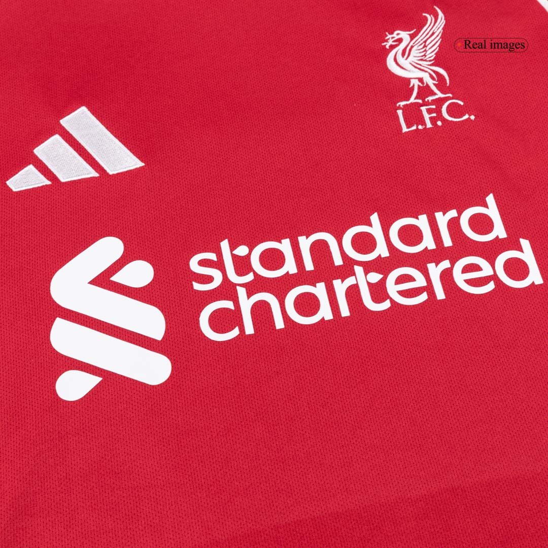Maillot de football domicile manches longues homme Liverpool 2025/26