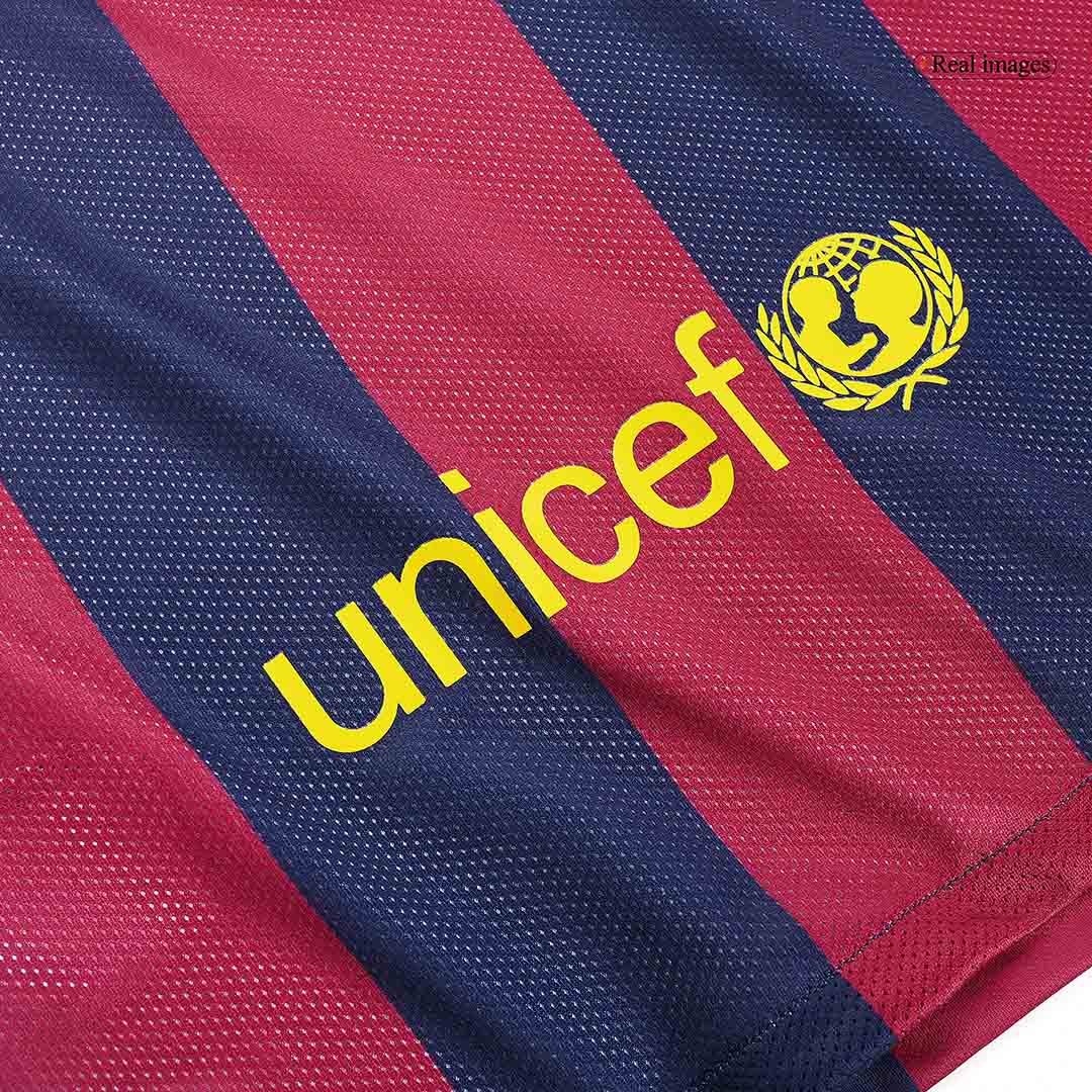 Retro Men's Barcelona 2014/15 Home Soccer Jersey