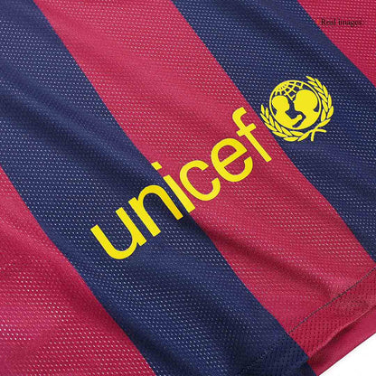 Retro Men's Barcelona 2014/15 Home Soccer Jersey