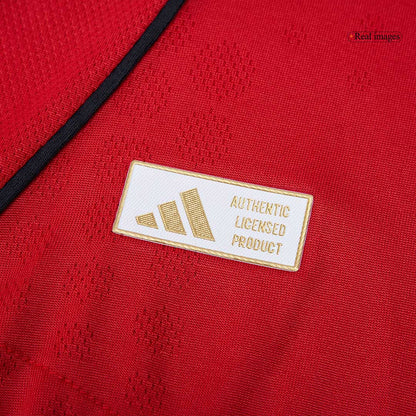 Maillot de football domicile Manchester United 2025/26 pour homme - Version joueur - Coupe ajustée